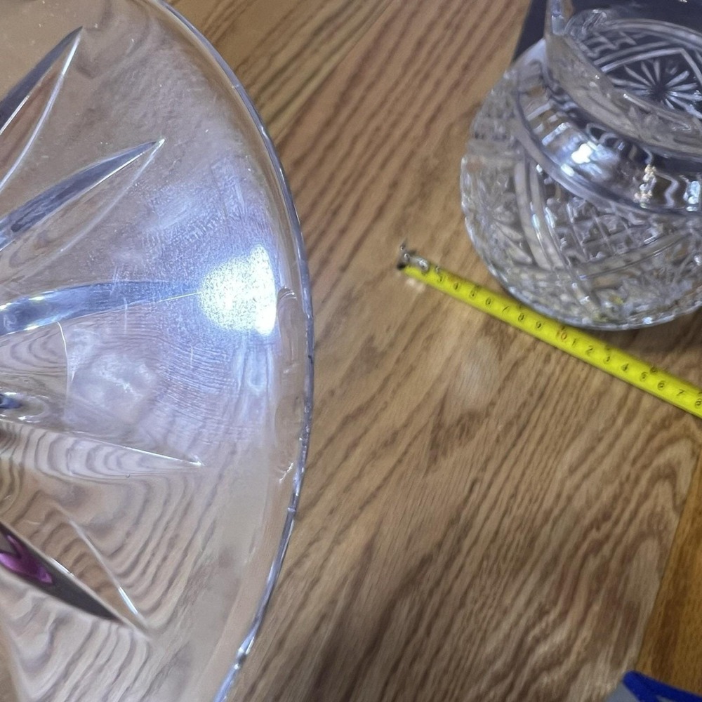 Waterford Crystal Biscuit Jar Candy Box with Lid Ireland Signed w/Original Box * - Picture 12 of 12